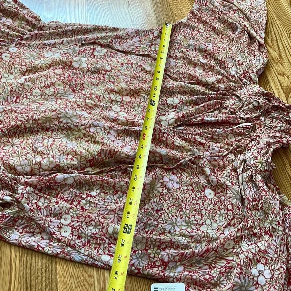 NWT Free People Feeling Groovy Maxi Red combo Size Small or Medium